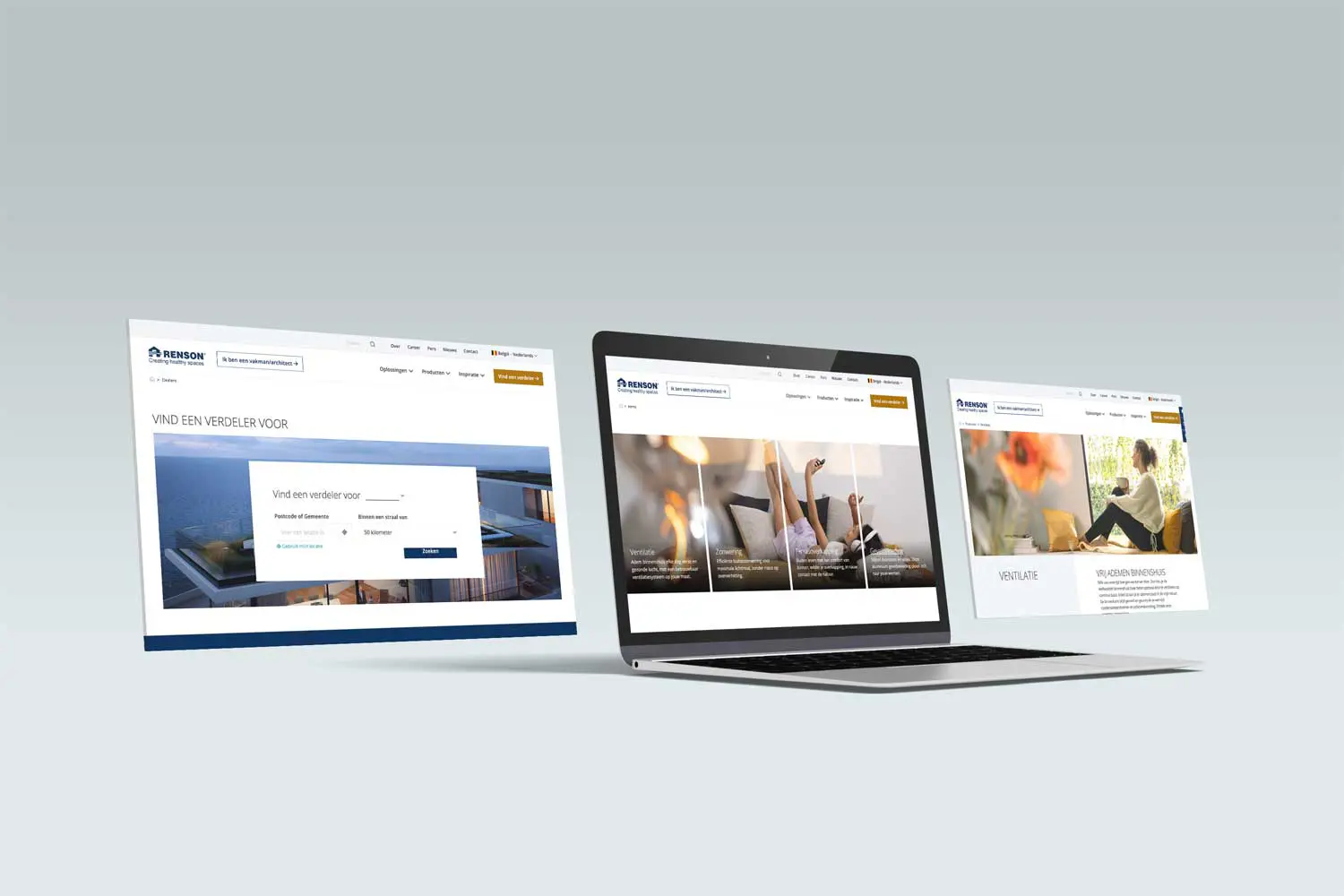 Renson - nieuwe website